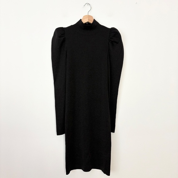 Alice + Olivia Issa metallic wool blend dress - Picture 4 of 8